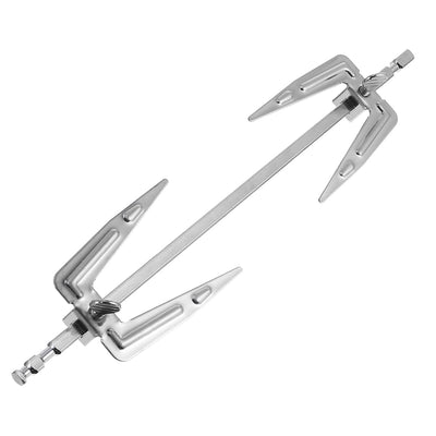 FRCOLOR Stainless Steel Air Fryer Fork Universal Roast Chicken Fork Fish Grilling Fork Rotisserie Meat Forks Air Fryer Accessories for BBQ Home Kitchen Outdoor 9.8inx1.9in