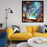 Axquilon Magic Book Diamond Art Kits for Adults - Diamond Painting Kits for Adults, DIY 5D Full Drill Gem Art for Home Wall Decor 14x14 inch Axquilon