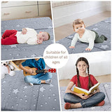 MeMoreCool Kids Floor Mattress, Play Mat Muscle Mat Large 6x4 FT, Thicken Foam Futon Mattress for Playroom, Foldable Sleeping Crawling Pad for Children’s Play Area MeMoreCool