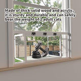 Window cat Perch Catio. Cat Window Box. Wood Window Catio. Cat Catio Window Perch. Window Catio for Indoor Cats. ZSHLXM ZSHLXM