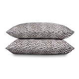Betsey Johnson - Queen Bed Sheets, Satin Bedding Set with Matching Pillowcases, Wrinkle & Fade Resistant, Silky Smooth for Healthy Hair (Leopard) Betsey Johnson