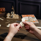 ROKR Wooden 3D Puzzles for Adults Violin, Musical Instrument Model Kit 3D Puzzles for Teens and Kids to Build, Desk Decor/DIY Hobbies/Gifts for Family and Friends (Violin) ROKR