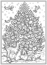 Creative Haven Enchanted Christmas Coloring Book (Adult Coloring Books: Christmas) Dover Publications