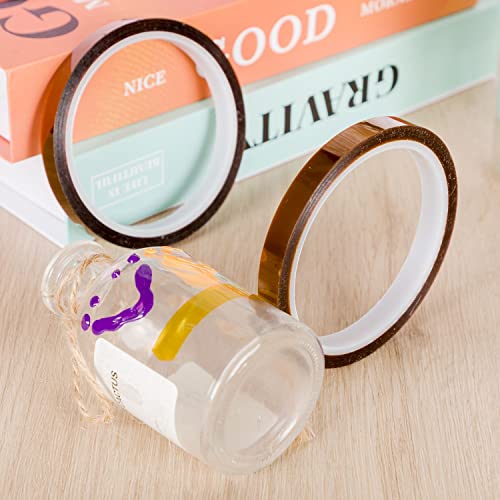 Mr. Pen- Heat Tape, 10mm x 33m(108ft), 2 Rolls, Heat Tape for Sublimation, Heat Resistant Tape, Heat Transfer Tape, High Temperature Tape, Thermal Tape, Heat Press Tape, High Heat Tape Mr. Pen