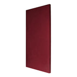 ATS Acoustics Sound Absorbing Microsuede Fabric Studio Acoustic Panel Wall Art 24" x 48" x 2" Square Edge (Wine) ATS Acoustics