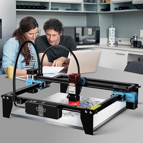 Twotrees TTS-10 Pro Laser Engraver,10000mW High Precision Laser Engraving Machine,Laser Cutter,30000mm/min Speed,0.069mm Laser Spot Engraver Machine for DIY,Wood,Metal,Acrylic,Glass,Stainless Steel Twotrees