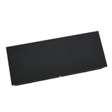 Household Essentials Jamestown TV Stand Coffee Table with Rectangular Storage Compartments Black Oak Wood Grain and Black Metal Household Essentials