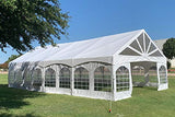 DELTA 40'x20 PVC Marquee Tents for Parties, Outdoor Wedding Party Tent, Heavy Duty Fire Retardard Waterproof Canopy, Outdoor Event Shelter Gazebo + 7 Storage Bags DELTA
