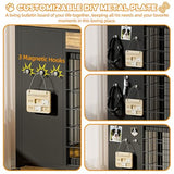 Hugcoz 38" Dog Crate Furniture - Dog Crate with DIY Frame, Sliding Door Indoor Kennel, Wooden Dog Cage End Table, for Medium/Large Breed, Rustic Brown Size L HugCoz