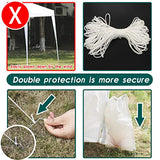 10'x30' White Outdoor Gazebo Canopy Tent Canopy Wedding Party Tent Waterproof Camping Gazebo BBQ Shelter Pavilion 8 Removable Walls -8 PayLessHere