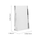 SEWACC Sublimation Blanks Crystal Tabletop Decor Crystal Diamond Photo Crystal Photo Diy Picture Decorative Photo for Wedding SEWACC