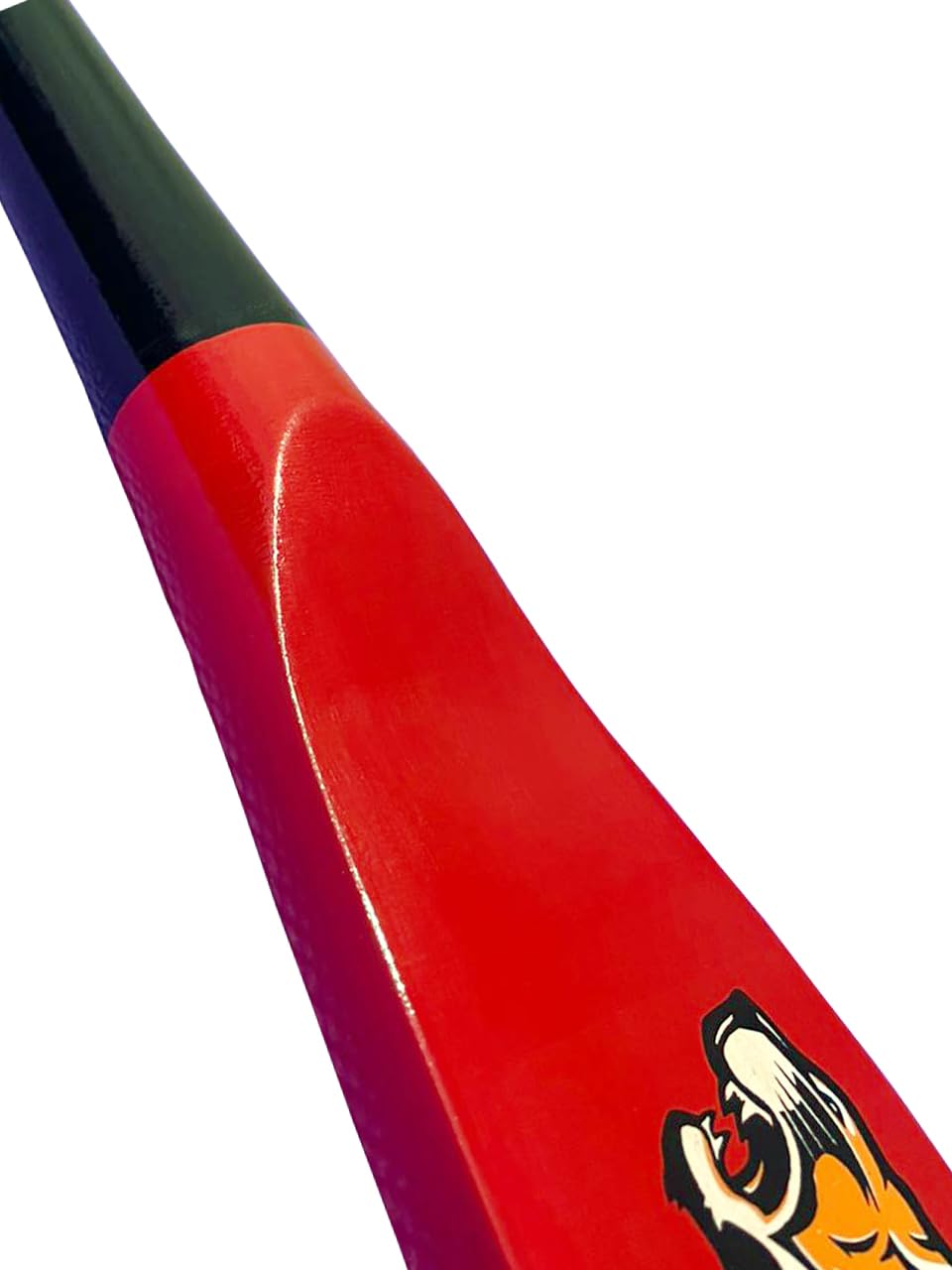 PSG 33" High-Grade Pro Maple Flat Half Paddle Training Baseball & Softball Bat in Lenght:33"/ Weight:20 oz/Flat Dia:3" for Proffessional Players in Red & Black Color by Player Sports Goods LLC Player Sports Goods