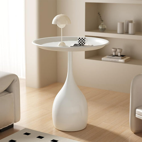 Boho Side Table End Coffee Tables, Unique Aesthetics Minimalist Accent Tables, Multifunction Round Metal Side Tables for Living Room Bedroom Sofa Balcony Couch Patio Yard Garden Indoor & Outdoor Generic