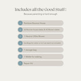 Pink Rainbow Bounce House 8x8 PLAYSMOL