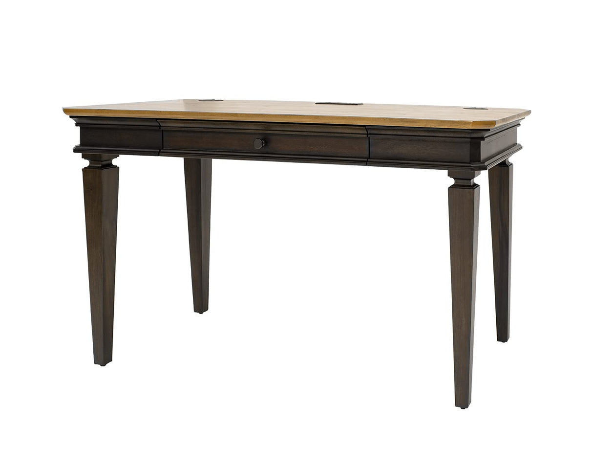 Martin Furniture IMSA384 Executive, Writing Table, Office Desk, Brown Martin Furniture