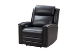 BarcaLounger Tomas Power Recliner-Midnight Blue BarcaLounger