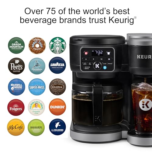 Keurig K-Duo Hot & Iced Single Serve & Carafe Coffee Maker, MultiStream Technology, 72oz Reservoir (Gen 2) Keurig
