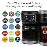 Keurig K-Duo Hot & Iced Single Serve & Carafe Coffee Maker, MultiStream Technology, 72oz Reservoir (Gen 2) Keurig
