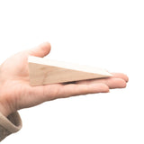 Generic Wood Door Stops - 4 Pack - Poplar Hardwood, Made in The USA, wedge4 Generic