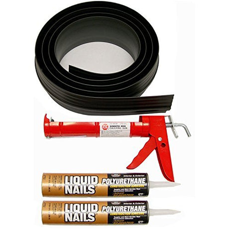 Auto Care Products Inc 53016 16-Feet Tsunami Seal Garage Door Threshold Seal Kit, Black by Auto Care Products Inc. Auto Care Products Inc.