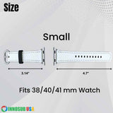INNOSUB USA 1 Pack Small Sublimation Blank Watch Band (38-41mm), Compatible with Apple Smartwatch, DIY Custom Print, PU Leather, Personalized Band for Sublimation Printing INNOSUB