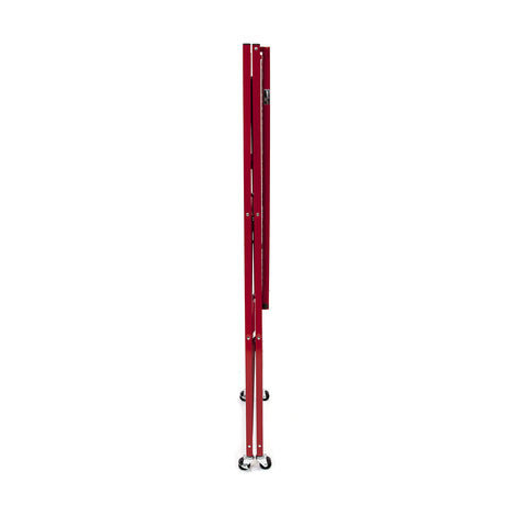 Origami R5 Foldable 4-Tier Garage Shelving Heavy Duty Shelving with Wheels, Metal Storage Rack Holds 1000 pounds, Garage Storage Rack & Organization, Storage Shelving (Red, R5) Origami