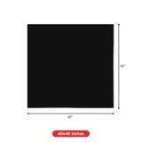 Matace 40x40 Inch Large Fireproof Welding Blanket & Pad, 5mm Thickened Fire Resistant Carbon Felt Cloth, Flame Retardant Fabric, Heat Shield for Grill Cover, Soldering, Firepit, Smoker, Black Matace