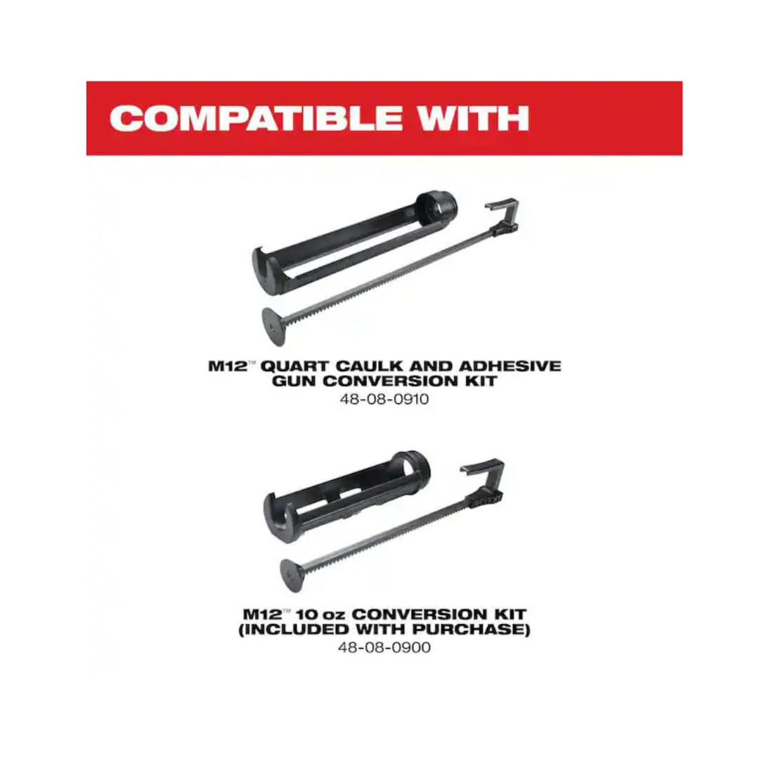 Milwaukee 2441-20 M12 10 oz Caulk Gun tool Only Milwaukee