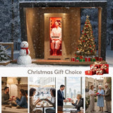 ENSTVER Infrared Wood Sauna 5.4Ft 1 Person, Luxury Full Spectrum Far Infrared Sauna Features Low EMF 1240w 7-Light Dynamic & Music Speakers, Canadian Hemlock Dry Indoor Saunas for Home & Gym ENSTVER