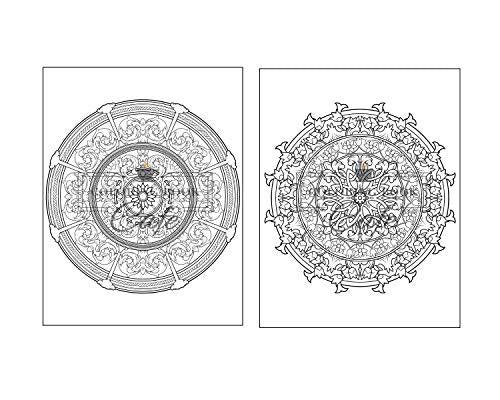 125 Mandalas: An Adult Coloring Book Featuring 125 of the World’s Most Beautiful Mandalas for Stress Relief and Relaxation Independently Published Iaerlllt
