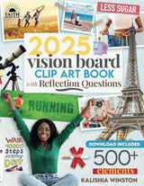 2025 Vision Board Clip Art Book: 500+ Powerful Pictures, Quotes, Words and Affirmations to Create Dream Boards for Women & Men (Vision Board Supplies) WoodArtSupply