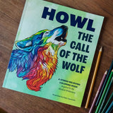 Howl: The Call of the Wolf: A Stress-Relieving Adult Coloring Book Inspired by the Alaskan Wilderness WoodArtSupply