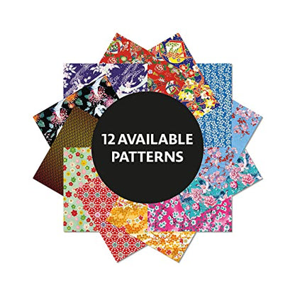 Origami Paper 100 sheets Kimono Patterns 6" (15 cm): Double-Sided Origami Sheets Printed with 12 Different Patterns (Instructions for 6 Projects Included) - WoodArtSupply