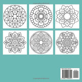 Bold and Easy Mandala Coloring Book: Mindful Designs for Stress Relief, Relaxation and Reflection, Simple Mandala Patterns for Adults and Teens WoodArtSupply
