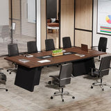Tribesigns 8ft Conference Table, Large Meeting Table for 8-10 People, Business Seminar Furniture for Office Conference Room Tribesigns