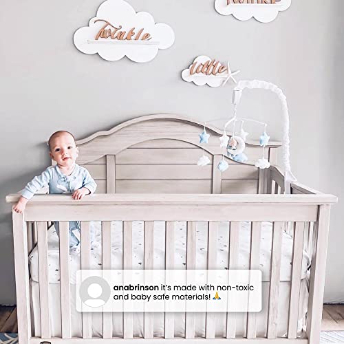 Delta Children Simmons Kids Asher 6-in-1 Convertible Crib with Toddler Rail, Rustic Grey Delta Children