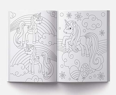 101 Unicorn Colouring Book: Fun Activity Colouring Book For Children WoodArtSupply