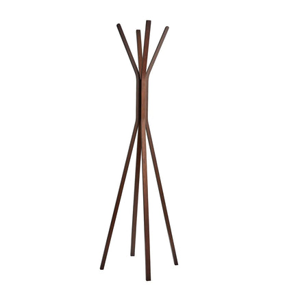 Adesso Toby Coat Rack, Walnut