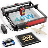 Twotrees TS2 Laser Engraver,40000mW High Precision Laser Engraving Machine,Laser Cutter,0.08mm Laser Spot Engraver Machine for DIY,Wood,Metal,Acrylic,Glass,Stainless Steel Twotrees
