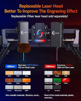 Laser Engraver, Carverall K15 Pro 5W Laser Engraving Machine for Beginners DIY High Accuracy 200x300mm (Near A4) Portable CNC Laser Cutter for Wood Coated Metal Acrylic Leather, 5000mW, Class 1 Carverall
