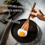 Hefild Premium Wooden Spoons for Cooking, and Wooden Spatula for Cooking & Wood Spatula, 12 pcs Wooden Utensils for Cooking, Teak Wood Utensils Set for Non-Stick Cookware, Present for Chefs & Home Hefild