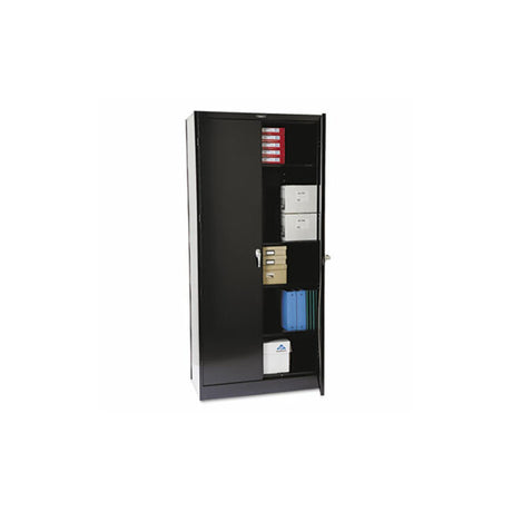 Tennsco 36 by 18 by 78-Inch Deluxe Steel Storage Cabinet with 4 Adjustable Shelves, Black Tennsco