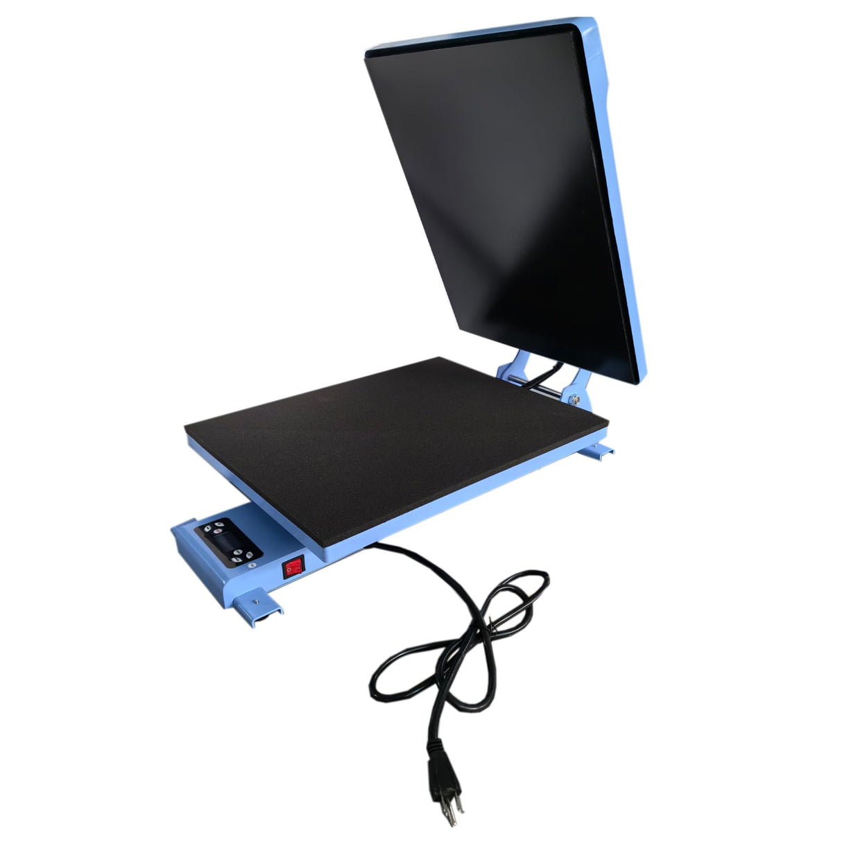 H-E Newly Developed Easy Heat Press 16x20in Fully Automatic Control 16in x 20in Heat Press Machine Industrial Quality Digital Sublimation Heat Transfer Machine for T-Shirt Thick Thin Fabrics, blue Decorwell