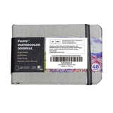 Funto Watercolor Journal, 3.5x5.5, 48 Pages, Cold-Pressed, Inner Pocket, 110lb/230gsm, Art Supplies for Watercolor Techniques and Mixed Media Funto