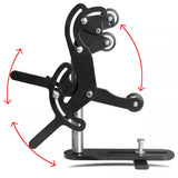 BMWOOD Woodturning Lathe Center Spindle Steady Rest MC-FS5, Wood Turning Three Wheels Stabilizer Auxiliary Clamping Tool. BMWOOD