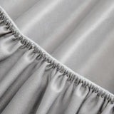 Biloban Twin Fitted Sheet 2 Pack, Twin Bedding Fitted Sheets Only with Deep Pocket up to 14", Bottom Sheet, Shrinkage & Stain Resistant Bed Sheets, Wrinkle Free & Easy Care, Grey Biloban
