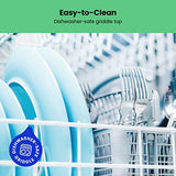 Chefman XL Electric Griddle with Removable Temperature Control, Immersible Flat Top Grill, Burger, Eggs, Pancake Griddle, Nonstick Extra Large Cooking Surface, Slide Out Drip Tray, 10 x 20 Inch Chefman