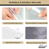 AiScrofa Filament Storage Bag Vacuum Kit with Two Sizes - 19 PCS Cleaning Drying Sealed 10 Bags for 3D Printer Filament with Desiccants/Humidity Indicator (Vacuum Bags Kit 1 Pack（only Bags) AiScrofa