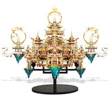 Piececool 3D Metal Asian Puzzles Model Kits- LINGXIAO Palace Metal Building Kits for Adults, Brain Teaser Puzzle DIY Handcraft Best Gifts for Man Woman Family