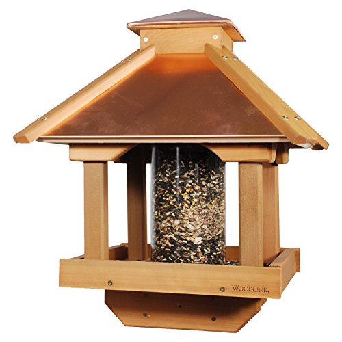 Woodlink COPGAZEBO Coppertop Wood Gazebo Bird Feeder - WoodArtSupply